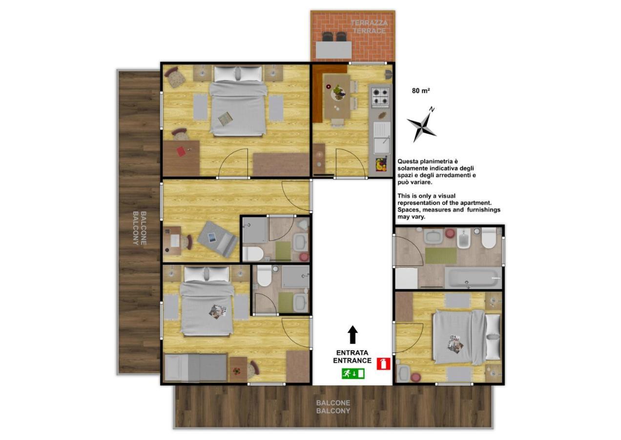 Apartmán Ciasa Preroman App. Vista Castello San Martino in Badia Exteriér fotografie
